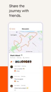 Strava Cycling app