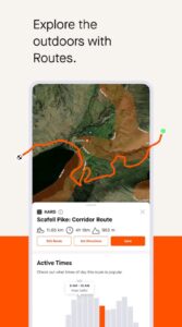 Strava cycling app