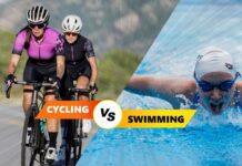 Why is cycling more efficient than swimming? cycling is more efficient than swimming