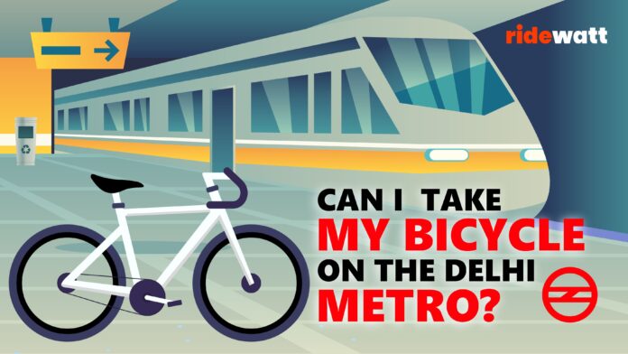 Can I take my bicycle on the Delhi Metro image