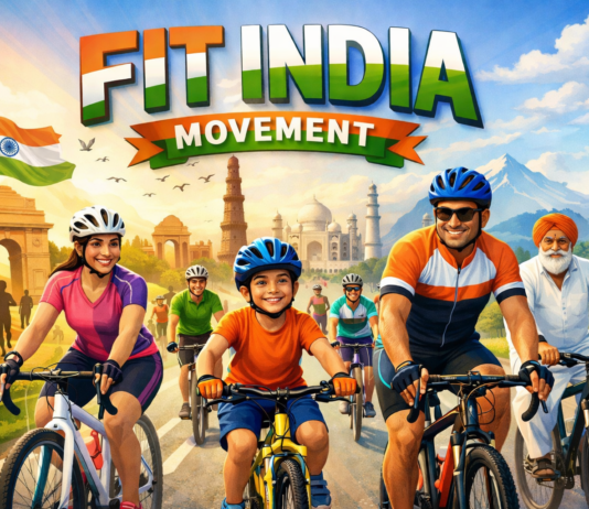 The “FIT INDIA MOVEMENT” Advancing National Fitness Through Cycling FIT INDIA Movement