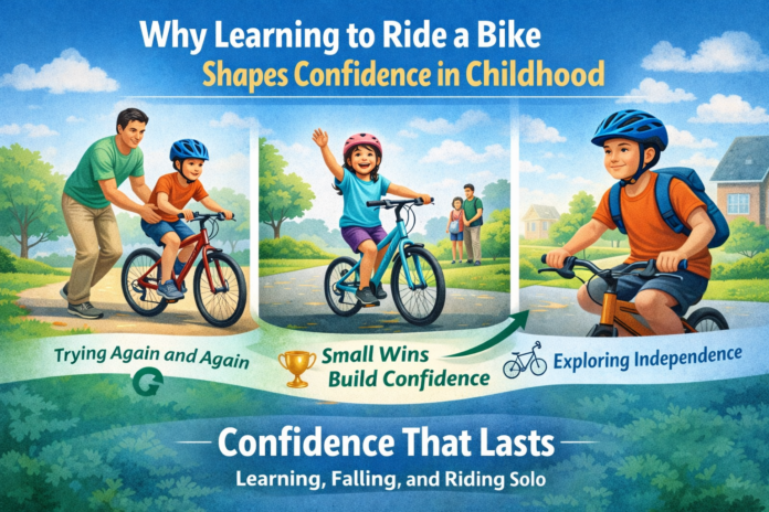 Ride a Bike Shapes Confidence in Childhood