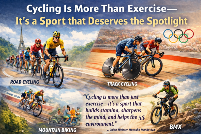 Cycling is more than exercise