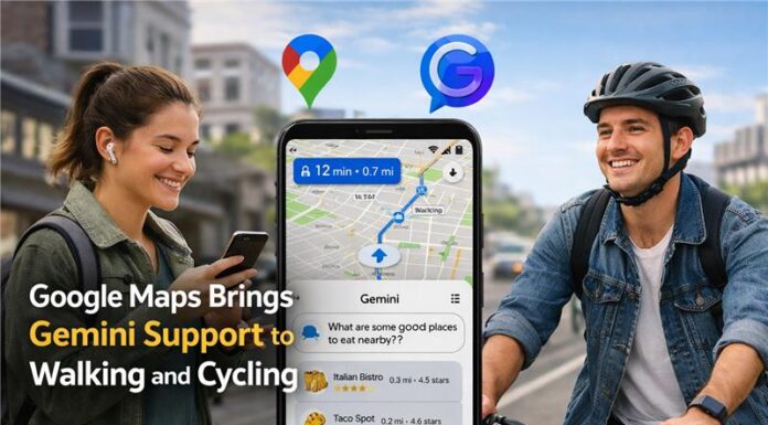 Google Maps Brings Gemini Support to Walking and Cycling