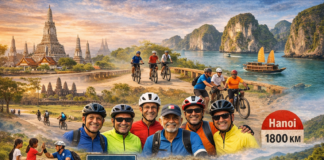 From city streets to foreign roads, senior cyclists ride across Southeast Asia