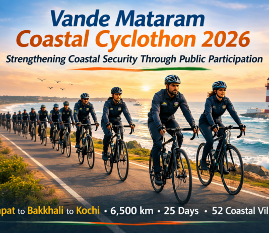 Coastal Security Meets Community Spirit at CISF’s Vande Mataram Cyclothon 2026 CISF’s Vande Mataram Cyclothon 2026 - Coastal Security Meets