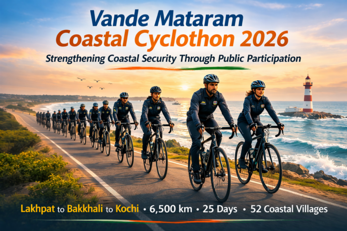 CISF’s Vande Mataram Cyclothon 2026 - Coastal Security Meets