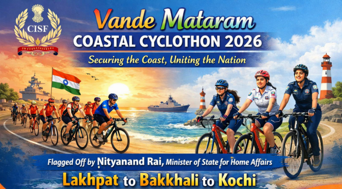 Coastal Security Meets Community Spirit at CISF’s Vande Mataram Cyclothon 2026 CISF’s Vande Mataram Cyclothon 2026 - Coastal Security Meets